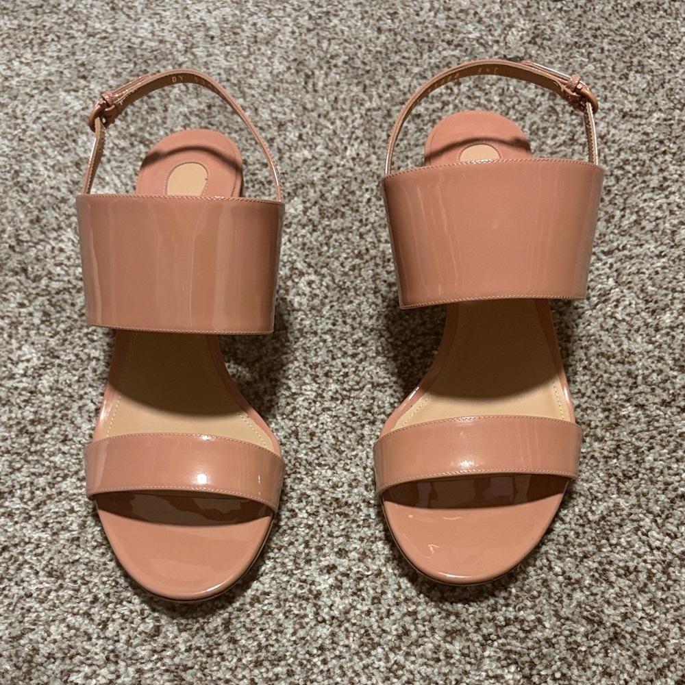 Salvatore Ferragamo Blush Pink/ Pink salmon sandals 9.5